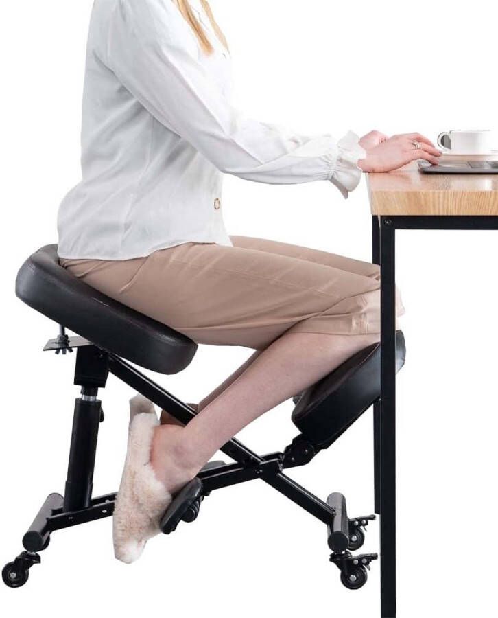 Kniestoel Ergonomisch In hoogte verstelbaar Comfortabel werken Must have voor alle thuiswerkers of op kantoor!
