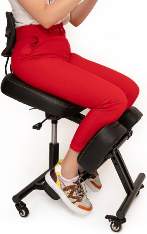 Kniestoel Ergonomisch In hoogte verstelbaar Comfortabel werken Must have voor alle thuiswerkers of op kantoor! - Foto 9