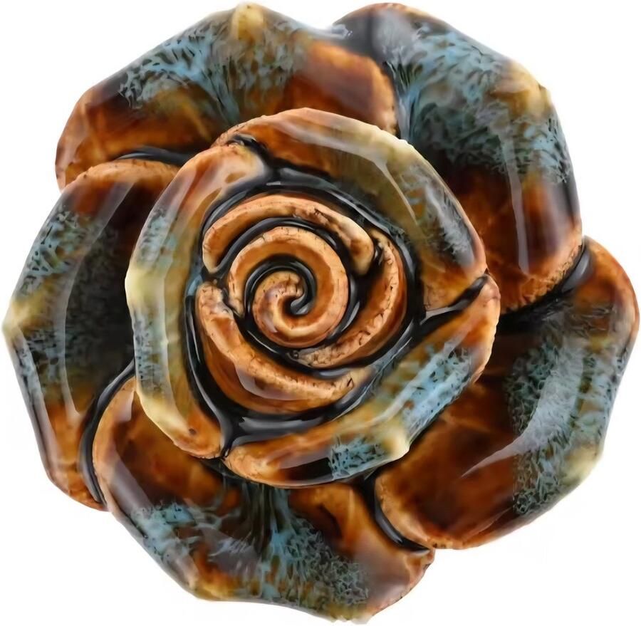 Knop deur lade Roos Bruin&Blauw