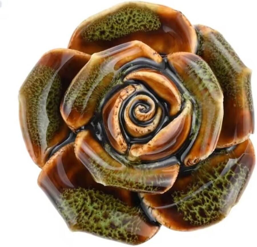 Knop deur lade Roos Bruin&Groen