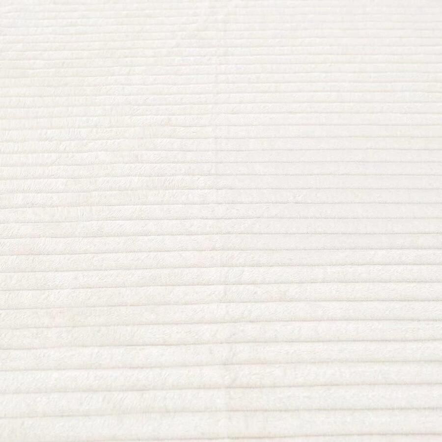 Knuffeldeken 100 x 150 cm Witte Fleecedeken voor de Bank Zacht en Warm Kinderdeken Microvezel Fluffy Bankdeken