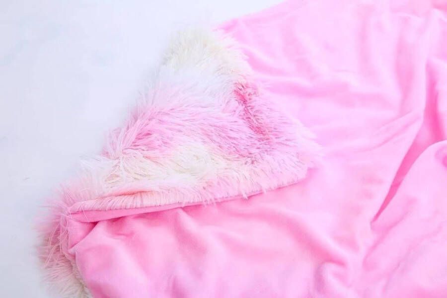 Knuffeldeken Fluffy 160 x 200 cm superwarme deken regenboog hoogwaardige deken wollen deken nepbont bankdeken fleecedeken sprei voor bed bank slaapkamer