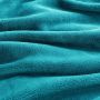 Knuffeldeken pluizige deken fleece-deken bankdeken turquoise 220 x 240 cm woondeken zomer bankdeken zacht XXL grote deken bank licht - Thumbnail 2