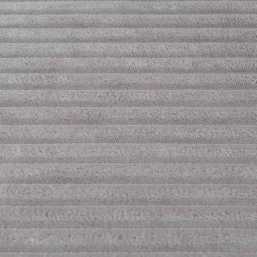 Knuffeldeken voor de bank grijs 150 x 200 cm fleecedeken voor de bank zacht en warm wollig als bankdeken