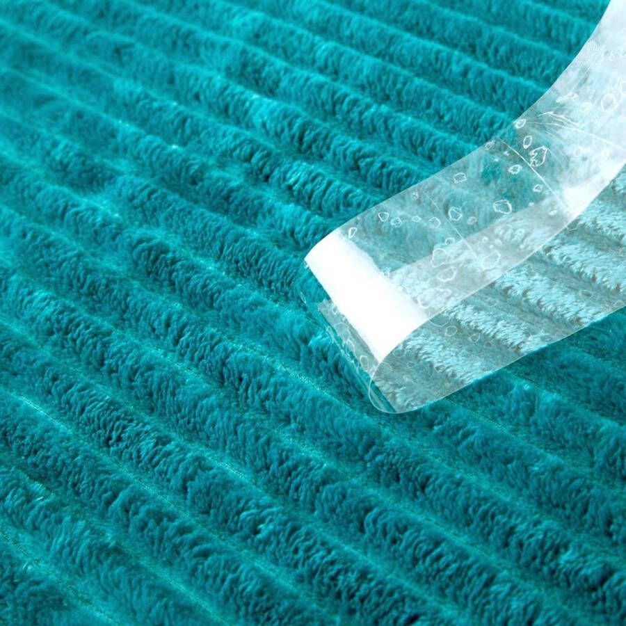 Knuffelige fleecedeken flanellen deken effen deken bankdeken donzige plaid microvezel sprei bankdeken voor bed bank slaapkamer kantoor 220 x 240 cm blauwgroen