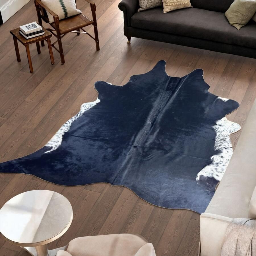 Koeienhuidvloerkleed.nl Koeienhuid Vloerkleed 239 cm x 220 cm Koeienkleed Koeienvel Dierenvel Dierenhuid Tapijt