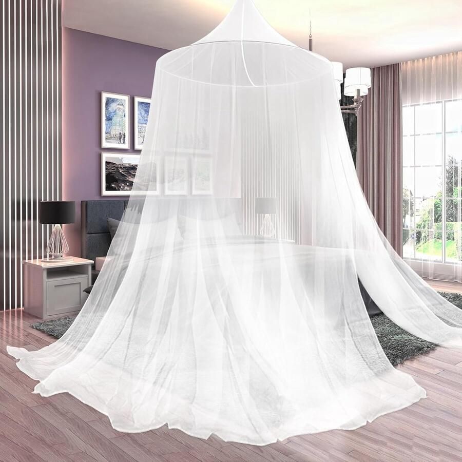 Koepel-klamboe voor tweepersoonsbed universele koepel-klamboe grote klamboe voor bed geschikt voor binnen en buiten