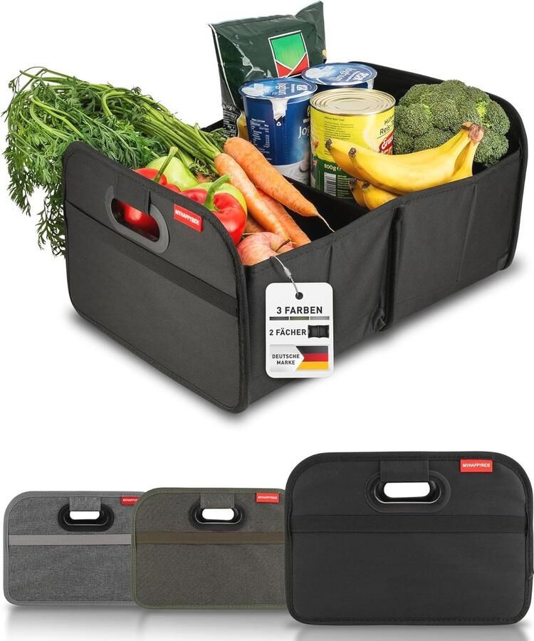 Kofferbak organizer Opvouwbare auto opbergdoos met antislip bodem Waterdicht en veelzijdig