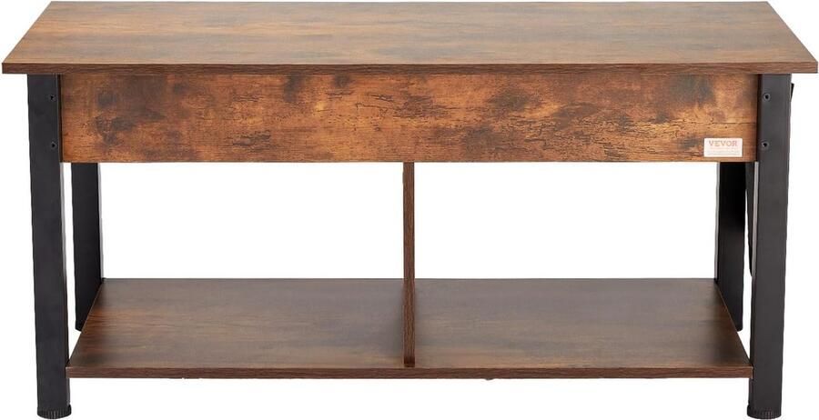 Koffietafel Table Coffe table Living Room Table Lift Top salontafel tafel met extra opbergruimte omklapbare salontafel voor de woonkamer 41.7in Bruin 47.51lbs