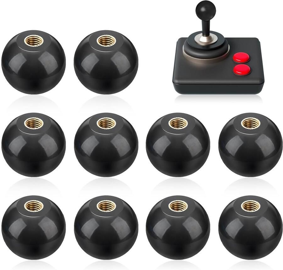 Kogelknop van Bakeliet Duurzaam en Ergonomisch Zwart