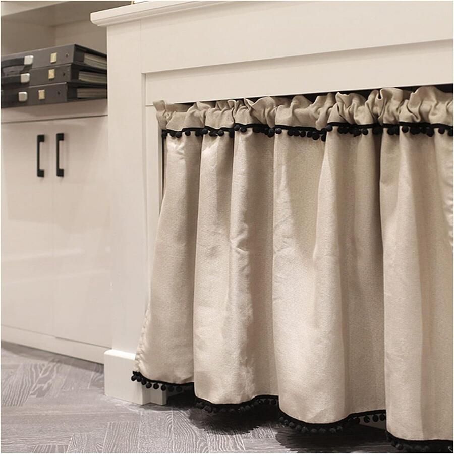 Kort gordijn half gordijn voor café restaurant keukenkast deur gootsteen kamerverdeler gordijn 130x70cm (bxh)