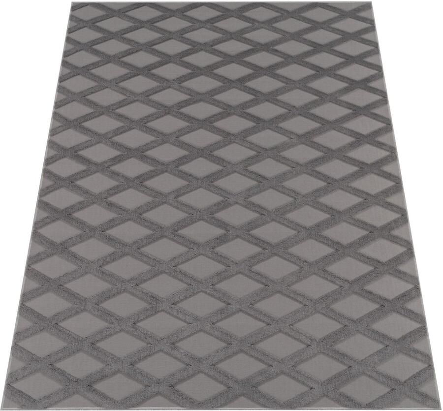 Kort paaldapje modern diamantpatroon zacht duurzaam en gemakkelijk verzorging 3D -effect