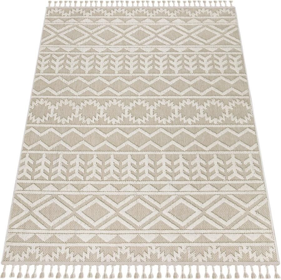 Short-Pile Rug – Timeless Diamond Pattern – Soft & Durable – High-Low Texture