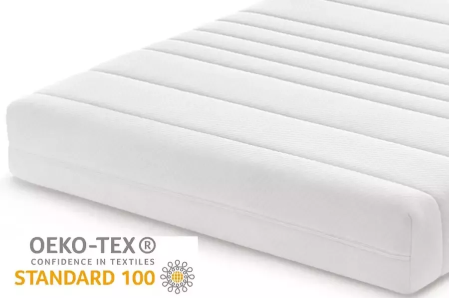 '''Merkloos'' Koudschuim HR45 matras 90x180 14 cm – Luxe uitvoering ACTIE 100% veilig - Foto 2