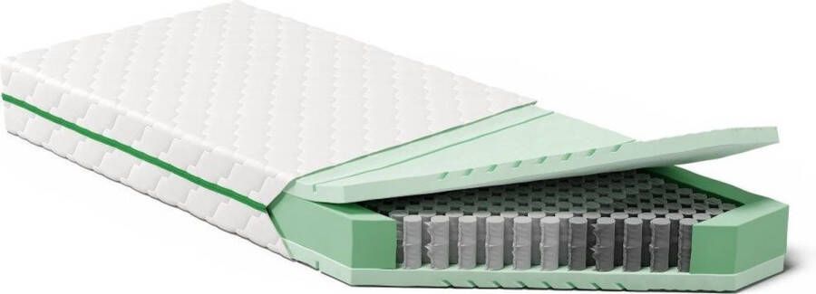 Koudschuim Matras tot 150 kg 170x200 cm – HR+ Technologie – Multi Pocketvering Matras voor Zware Mensen – Pure Multi +