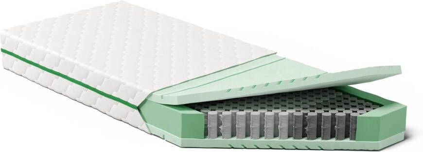Koudschuim Matras tot 150 kg 80 x 190 cm – HR+ Technologie – Multi Pocketvering Matras voor Zware Mensen – Pure Multi +