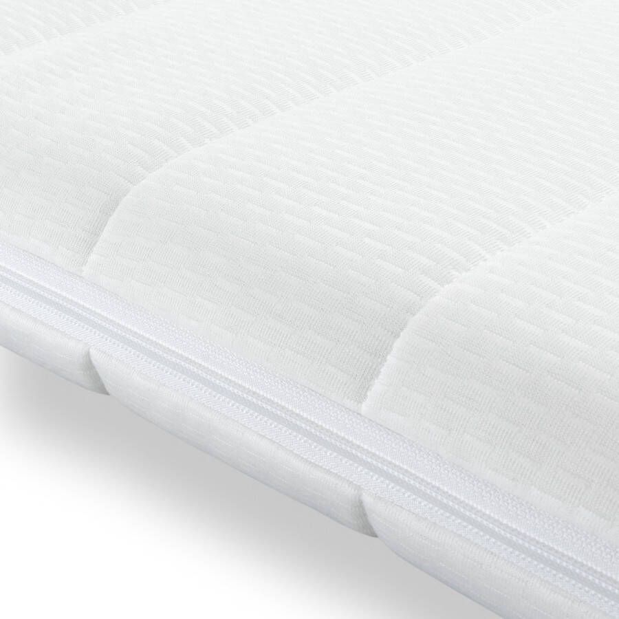 Perfectmatras Koudschuim Topper 100x200 – Wasbare Tijk – Duurzaam Koud schuim Topmatras – Matras Topper Met Wasbare Tijk – ColdFoam Classic