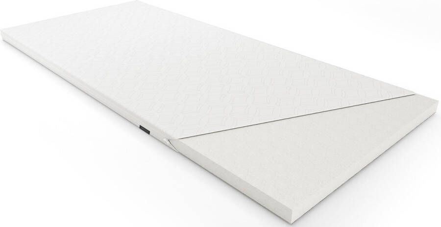 Koudschuim Topper 100x200 – Wasbare Tijk – Duurzaam Koud schuim Topmatras – Matras Topper Met Wasbare Tijk – ColdFoam Classic