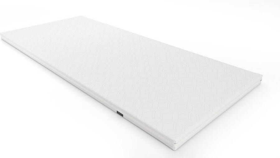 Koudschuim Topper 110x200 – Wasbare Tijk – Duurzaam Koud schuim Topmatras – Matras Topper Met Wasbare Tijk – ColdFoam Classic