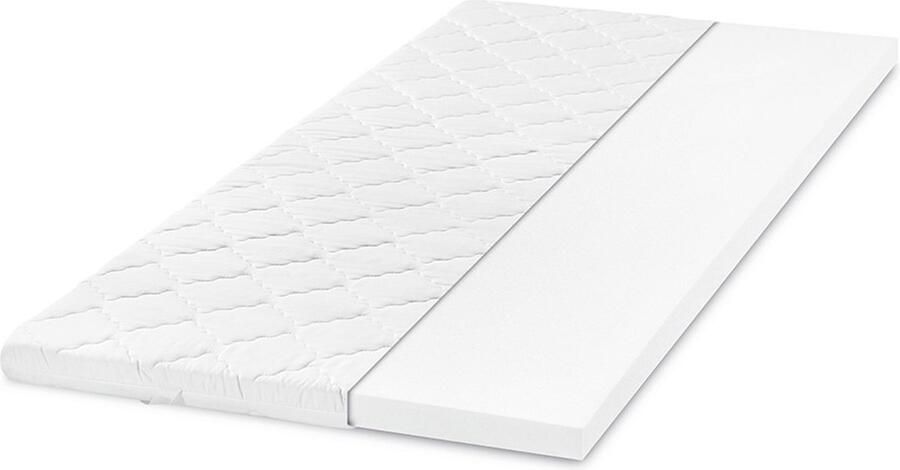 Efko Koudschuim topper matras 180x200 cm Luxe wasbare hoes voor een betere slaap en rug ondersteuning - Foto 2