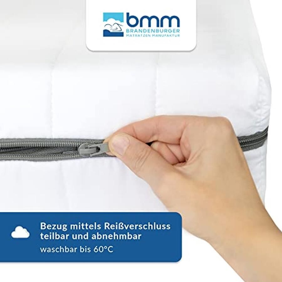 Koudschuimmatras 15 cm Orthopedisch en Öko-Tex Gecertificeerd 7 Zones voor Optimaal Comfort 90 x 200 cm