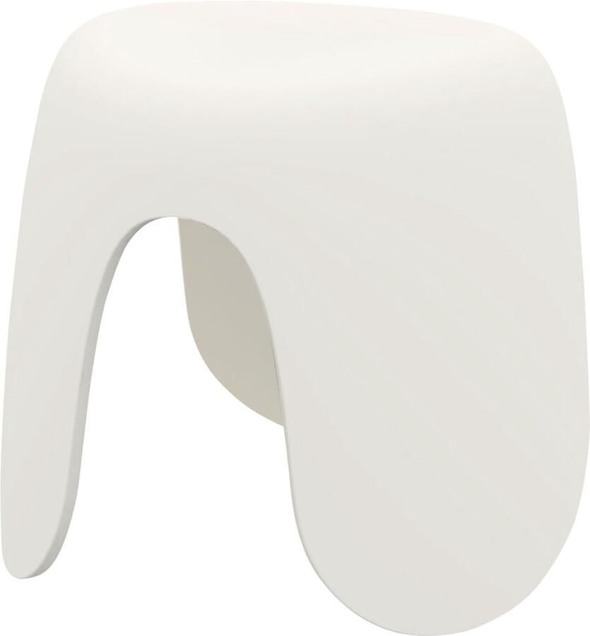 Krachtige Kinderkruk 25 cm Veilige Voetenbank voor Kinderen en Volwassenen Multifunctionele Kunststof Zitoplossing in Crèmewit
