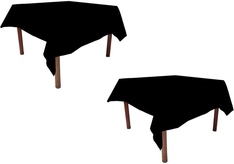 Kreukbestendig tafelkleed 100% polyester set van 2 kleuren