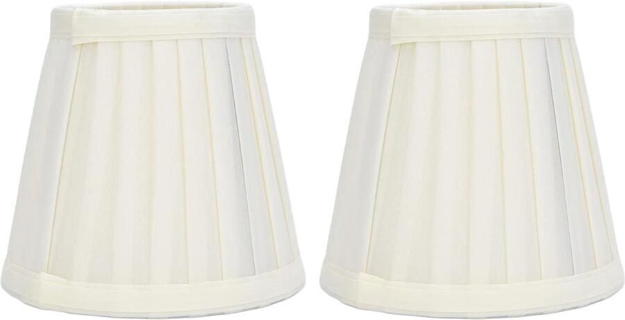 KroonluchterSconce Lamp Shades Set van 2 Clip-on Bell Lamp Shades Vervanging voor Kroonluchter en Hanglampen