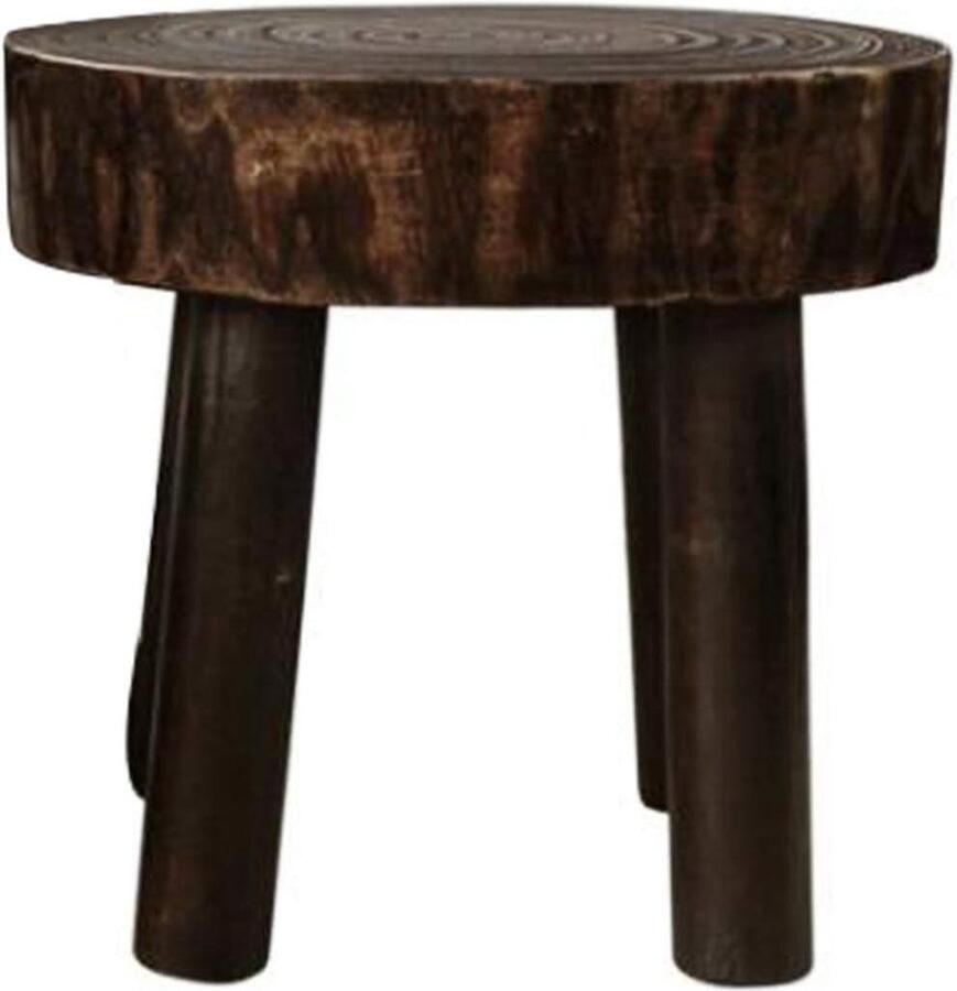 Display Stand Houten Kruk Houtnerf Tuin Plant Pot Riser Hoge Plant Stand Houten Planter Houder Bloempot Houder Indoor Outdoor Planten Kaarsen Decor(S) Houten kruk
