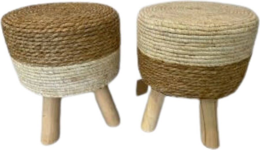 Kruk Riet 31 cm x 51 cm 2 stuks