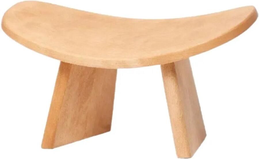 Krukje Meditatie- en yogabank rubberhout