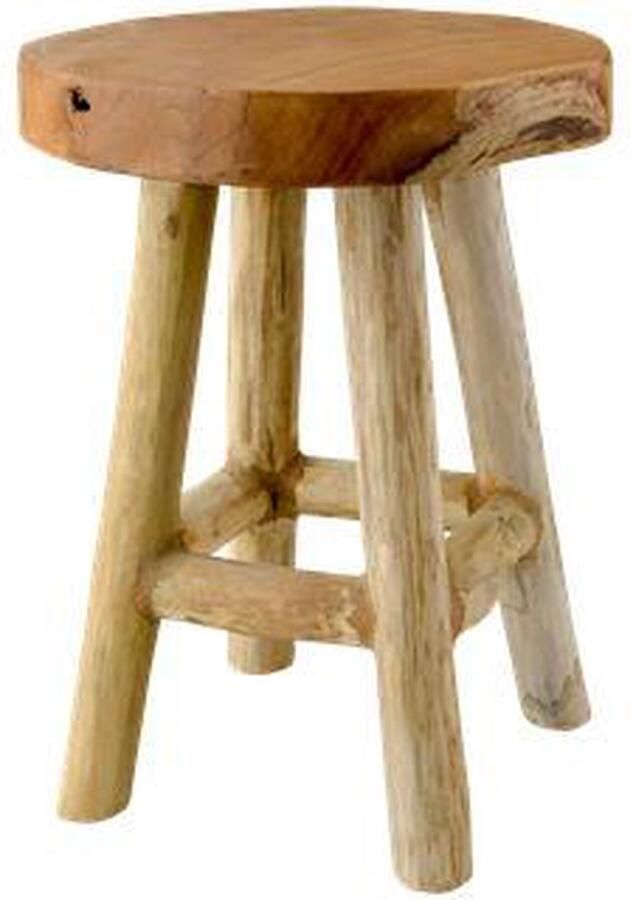 Krukje Teak 30 x 42 cm Handgemaakt