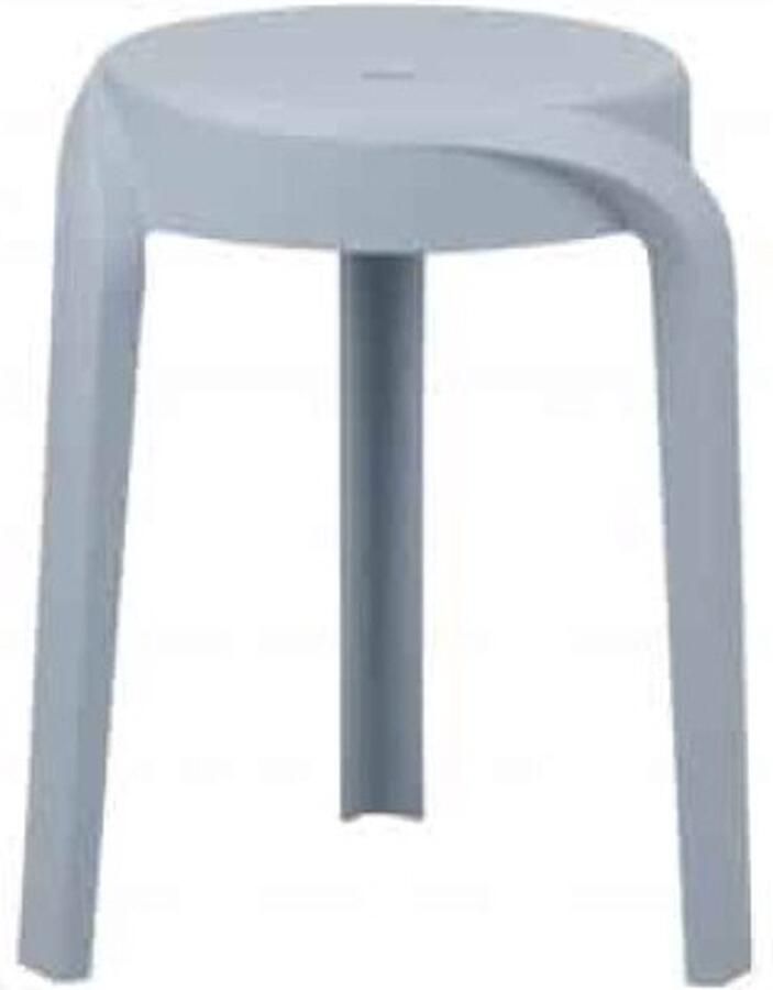 ZAZA Home Set Van 6 Tabouret 'Aimé' Lichtblauw