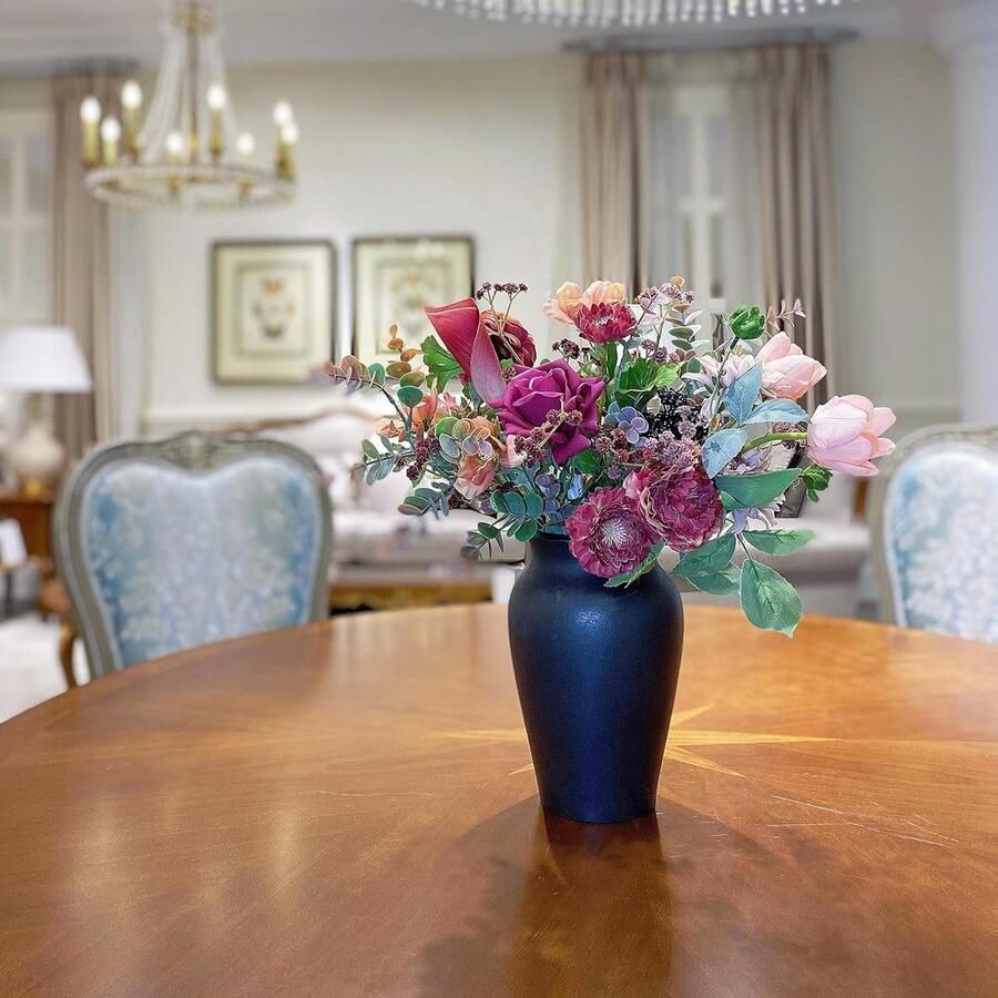 Kunstbloemen in vaas bloemstukken eettafel middelpunt tafeldecoraties voor woonkamer salontafel decor kunstbloemen voor decoratie