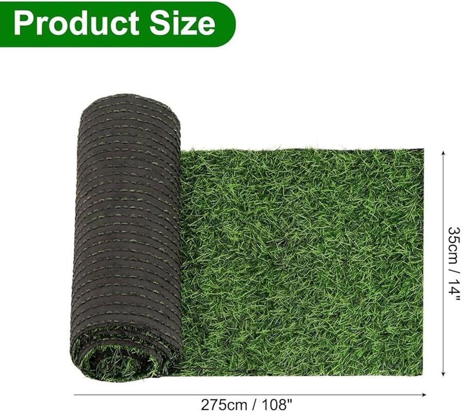 Kunstgras tafelloper Realistische decoratie 1 stuk 35 x 25 cm