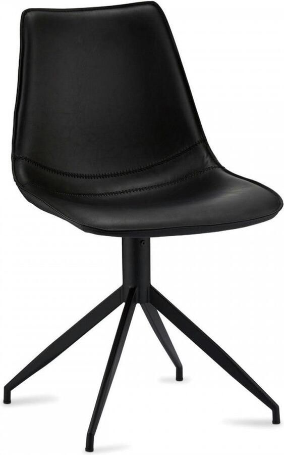Rootz Living Rootz kunstleer eetkamerstoelen elegante zitplaatsen comfortabele stoelen verbeterd comfort duurzaam en stevig eenvoudige montage 47 cm x 55 cm x 84 cm
