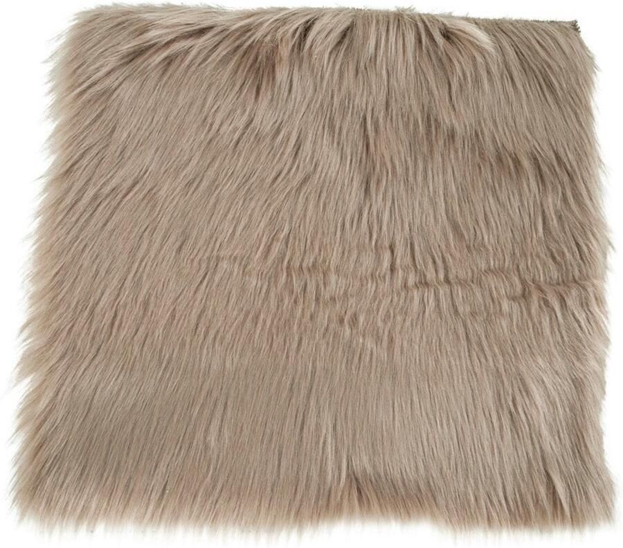 Kunstmatige lamskijnstoelkussen faux lambskine kushion pluche stoelhoes gezellig comfort 40x40x6 5 cm