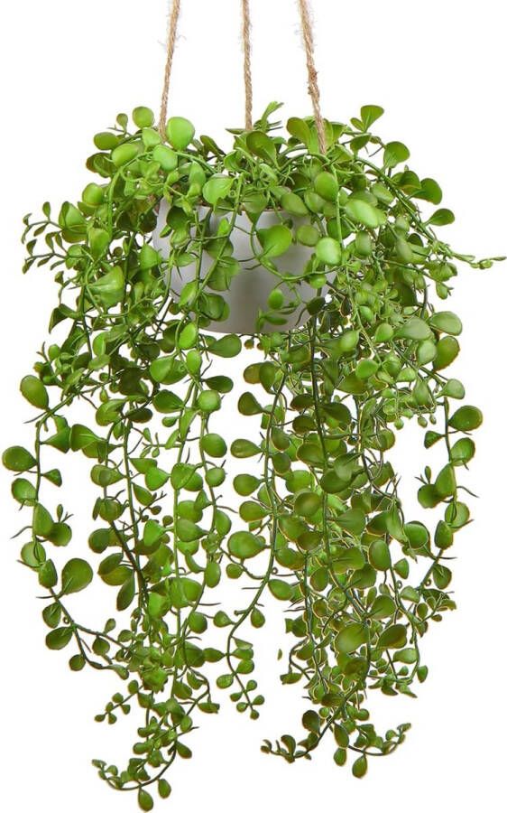 Kunstplanten Ficus Pumila hangplant kwam de decoratieve esthetische kunstplant hoogte 35 5 cm in hanglamp
