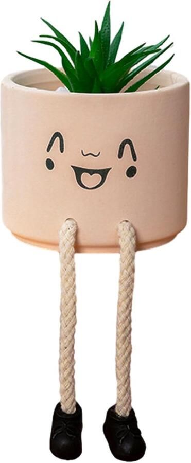 Kunstplanten mini kunstplanten nepplanten voor woonkamer slaapkamer badkamer tafeldecoratie bureau vensterbank of pennenhouder (D)