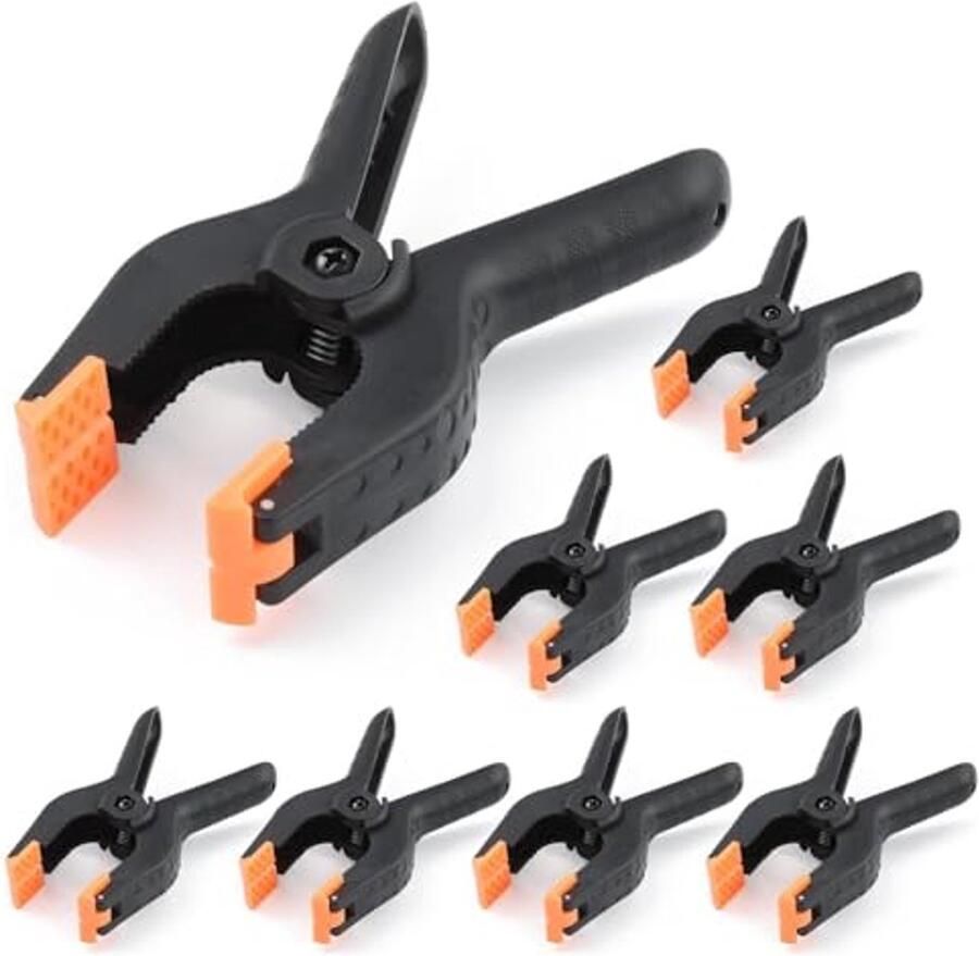 Kunststof Bevestigingsklemmen voor Fotografie en Kunsthandwerk 8 Stuks