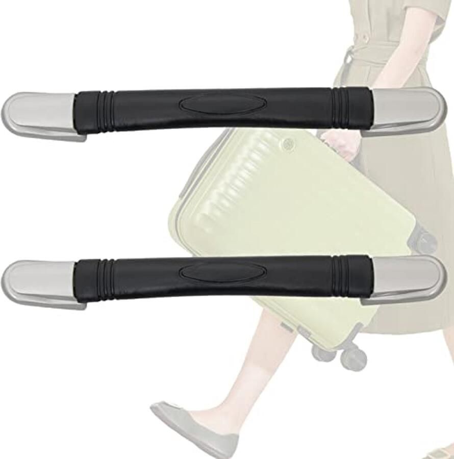 Kunststof Koffergreep Vervangend Handvat voor Gereedschapskoffer (2 Stuks)