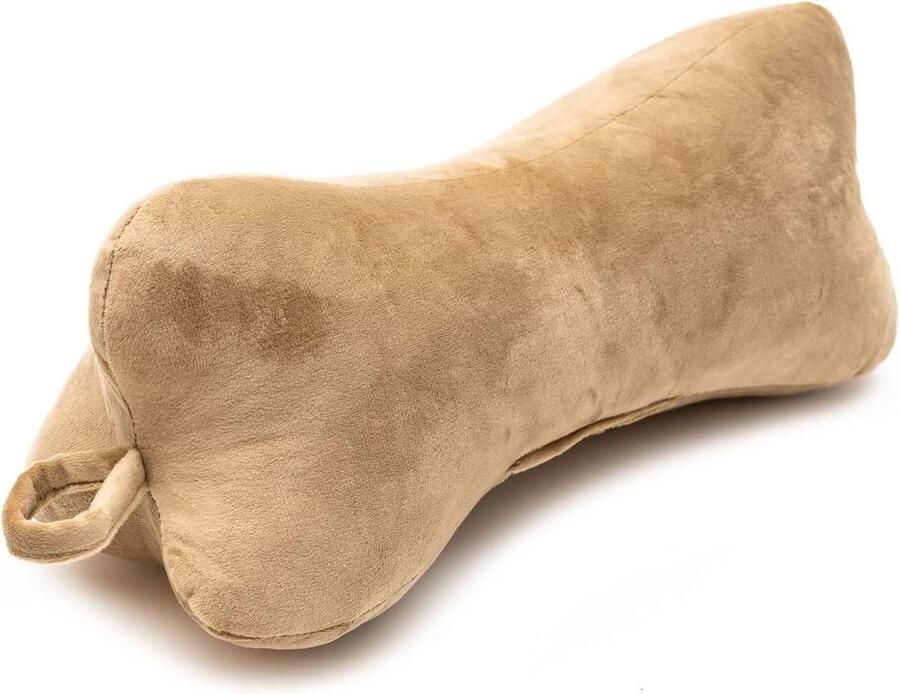 Kussen hoofdkussen leeskussen nek rol bot kussen reiskussen wasbaar voor bed bank beige leeskussen