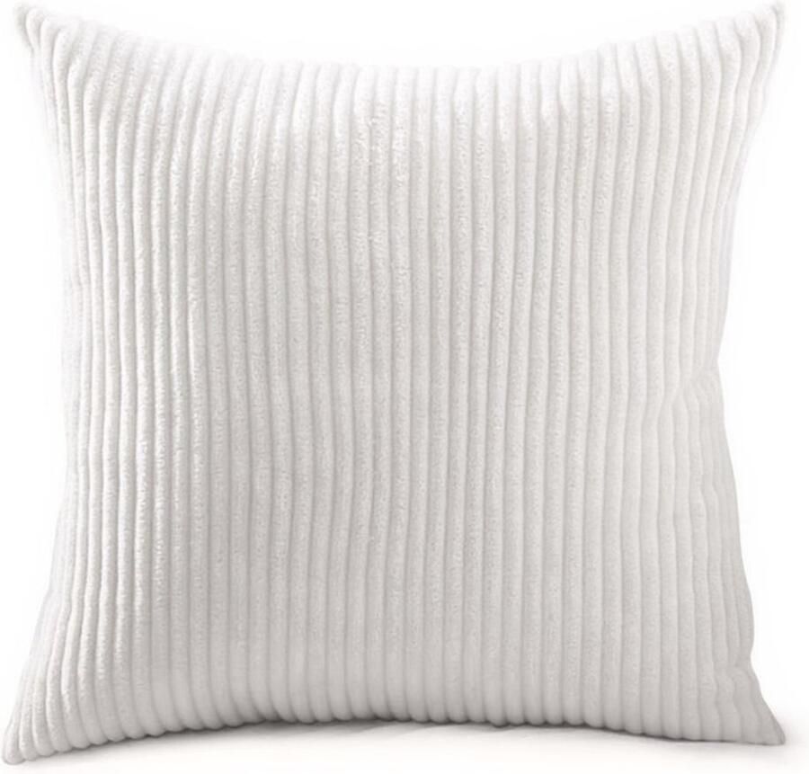 Kussenhoes 65*65 cm 1 stuk 4XL Slaapkamer Woonkamer Woondecoratie Kussenhoes voor slaapbank Corduroy bankdecoratie Corduroy kussenhoes voor slaapkamer Zonder kern Gestreepte sierkussenhoes - Foto 4