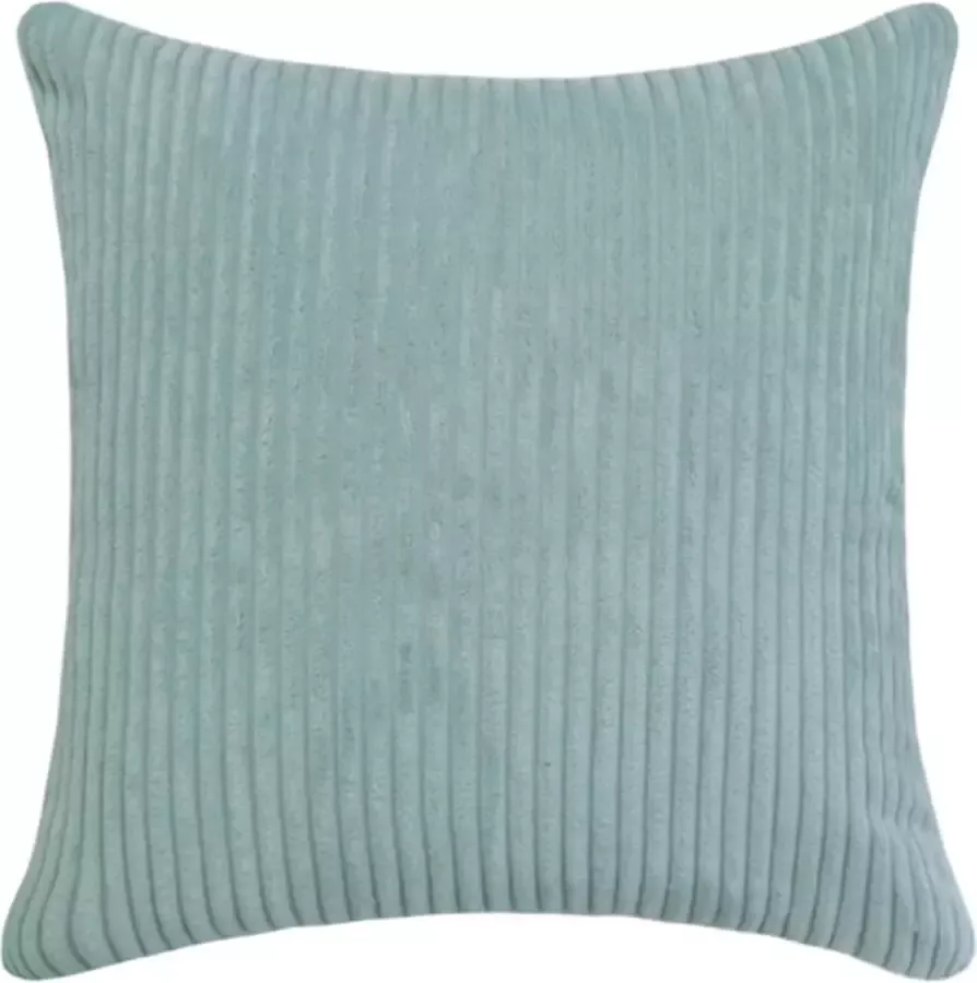 Kussenhoes 45x45 cm Grijzig Blaw Kussenhoesje Kussen Hoes Woonkamer Decoratie Bank Corduroy