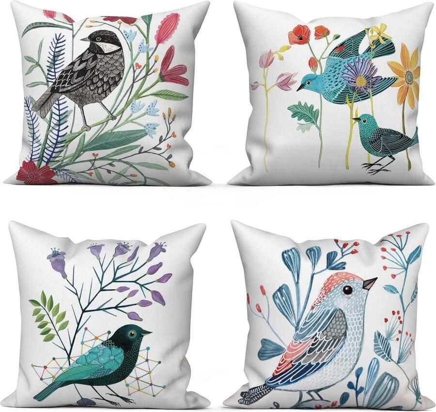 Kussenhoes 50 x 50 cm oranjegeel corduroy voordeelset van 4 kussenhoezen stijlvol en decoratief kussen bankkussen moderne decoratie voor bank woonkamer bed kantoor