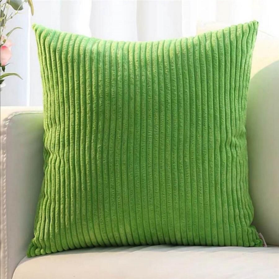 Kussenhoes 60*60 cm 3XL Slaapkamer Woonkamer Woondecoratie Kussenhoes voor slaapbank Corduroy bankdecoratie Corduroy kussenhoes voor slaapkamer Zonder kern Gestreepte sierkussenhoes