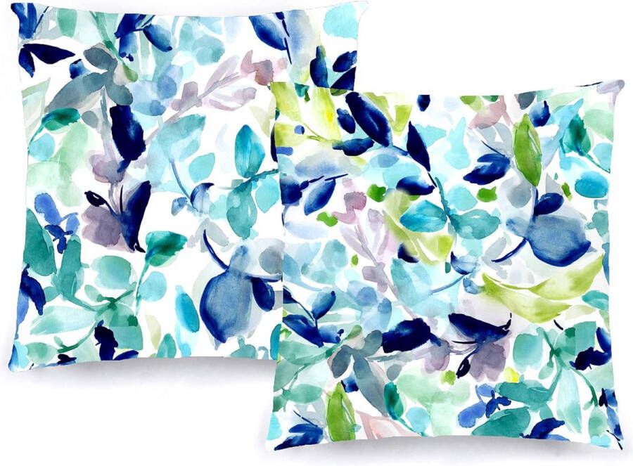 Kussenslopen 50x50 Decoratieve kussenslopen (set van 2) voor bank bed stoel woonkamer auto. Zeer zacht modern en met onzichtbare ritssluiting