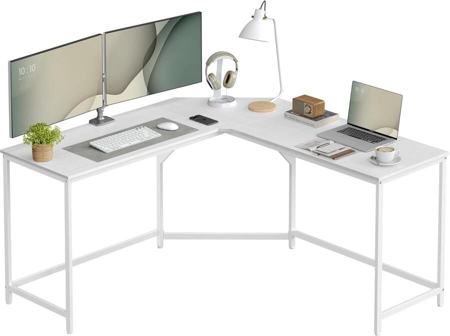 L -vormige bureau Gamingtabel Hoekbureau Space -sparende 149 1 cm x 149.1cm x 76 1 cm