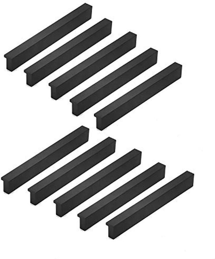 L-vormige Keukenkast Deurgrepen – Aluminium Trekknoppen voor Meubels 10 Stuks Verschillende Gatafdstanden