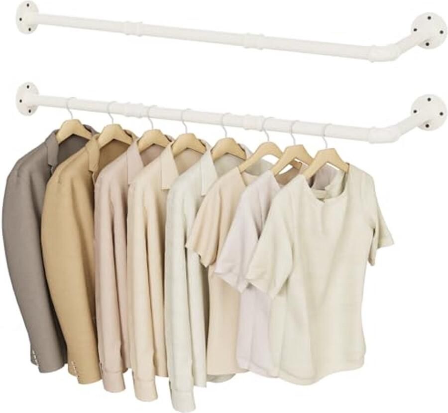 L-vormige Wandkapstok Wandhaken voor Kleding in Stijlvol Ontwerp Perfect voor Badkamer Keuken en Hal Set van 2